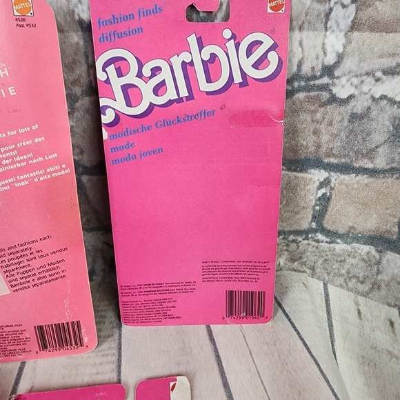 Vintage 80s Barbie Clothing Deadstock Set of 4 Packages 1 Flair Ski Outfit - Picture 10 of 16
